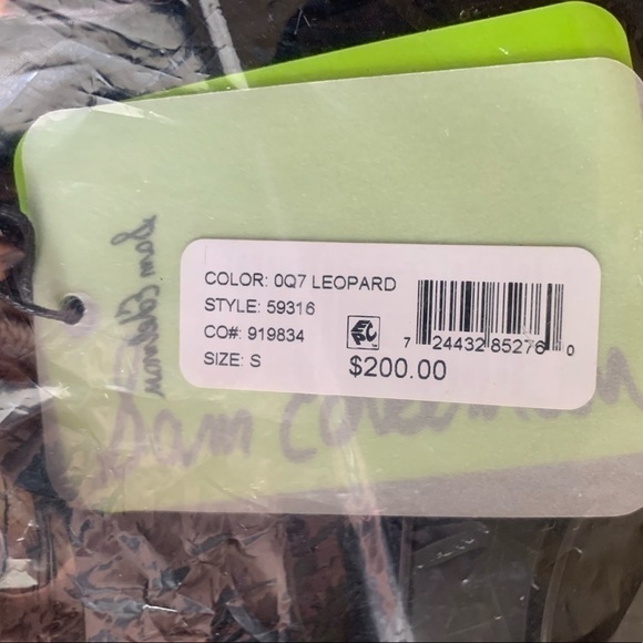 NWT! Sam Edelman Leopard Print Puffer Jacket. Size Small. - Picture 6 of 8